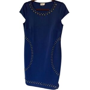 Dark blue cocktail dress